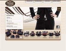 Tablet Screenshot of industriasfrank.com